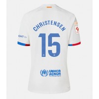 Barcelona Andreas Christensen #15 Vonkajší futbalový dres 2023-24 Krátky Rukáv